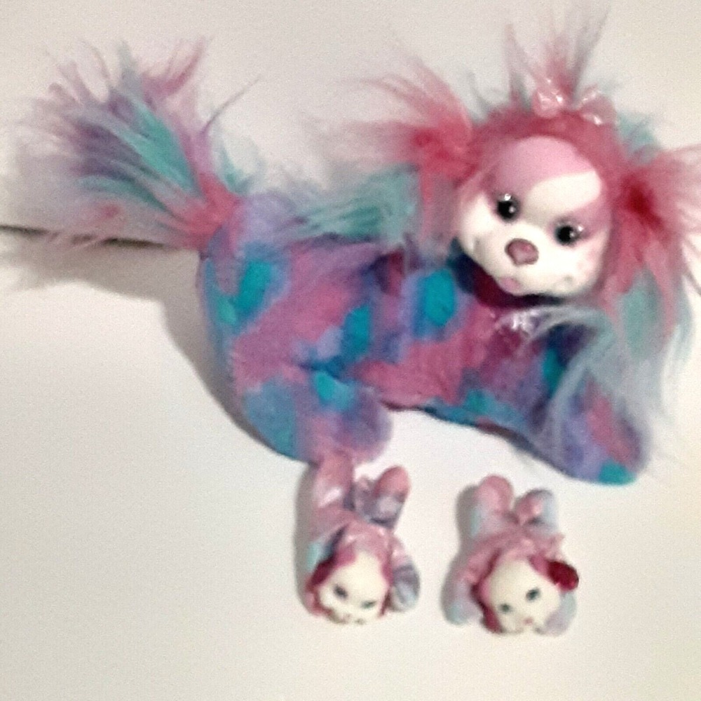 Puppy Surprise Just Play Eliza Tie Dyed Mommy with 2 Pups 2017 Plush Toy